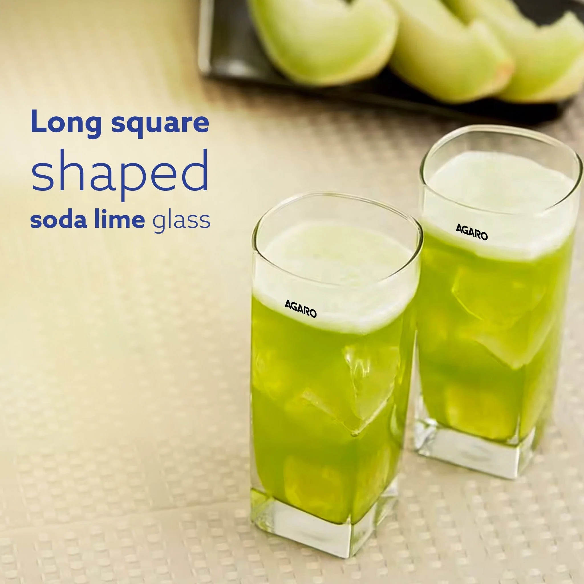 Elegant 260 ml Glasses Set of 6, Transparent Drinking Water Glass Set, Glass Tumbler for Water, Cold Drink, Juice, Dishwasher Safe, for Daily Use & Gifting - Image 9