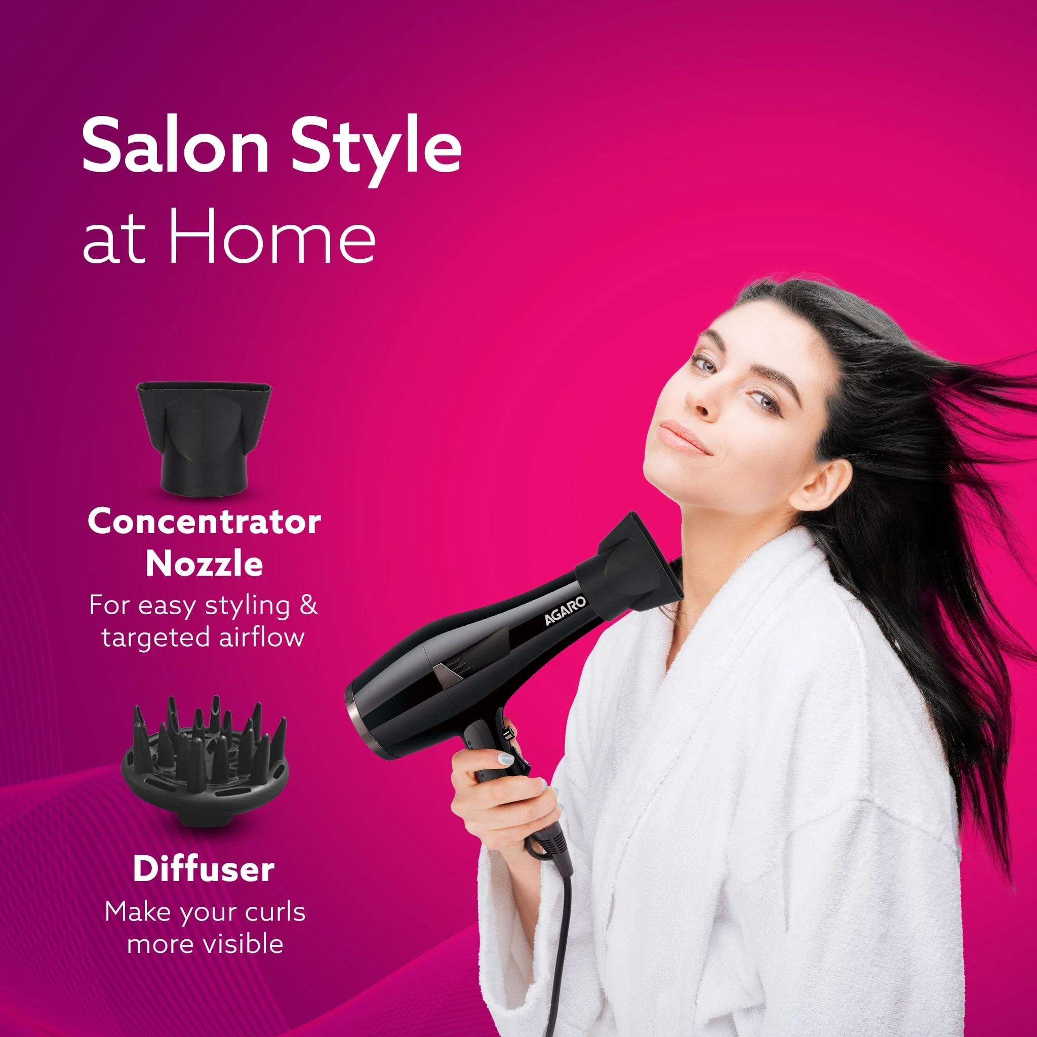 HD-1150-Turbo Pro Hair Dryer - Image 4