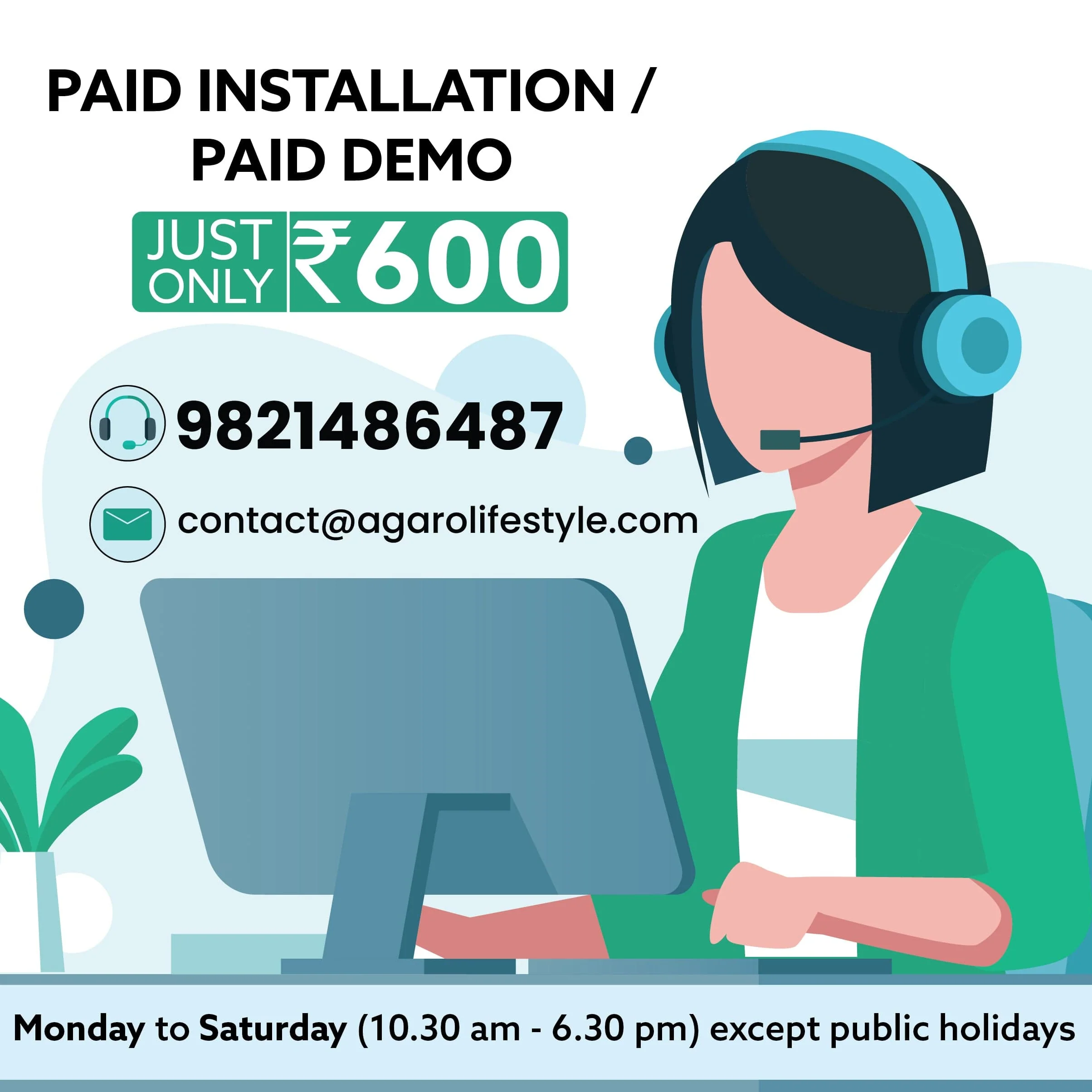 Installation Charge (INR 600)